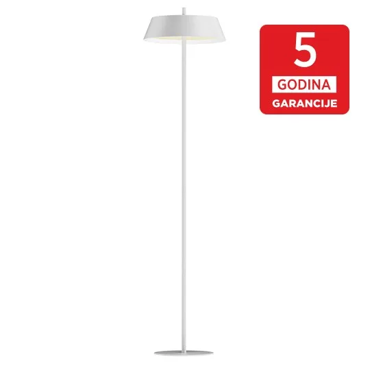 LED podna lampa Mitea ORION MFL601S-350 W, 28 W, 3000 K, peskareno bela