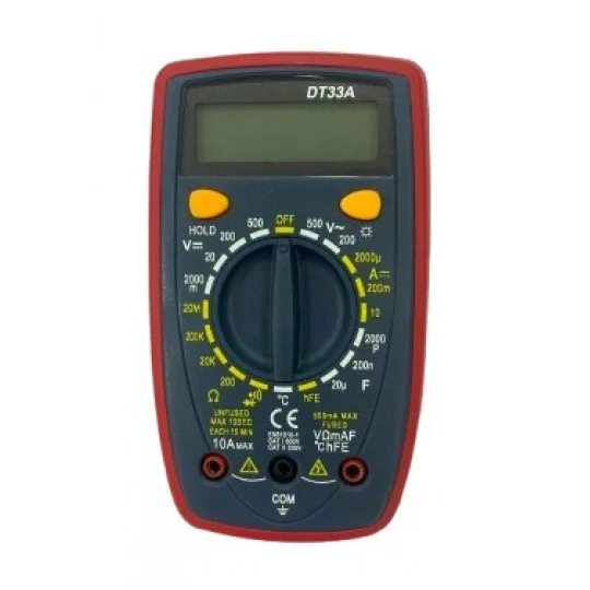 Digitalni multimetar Mitea Electric ME-DT33A sa temperaturnom sondom