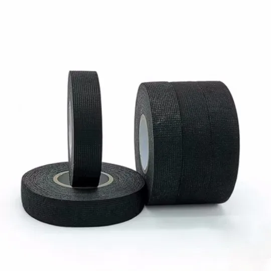 Fleece tekstilna traka Mitea M141810-1 30 mic 19 mm x 15 m, crna – slika 2