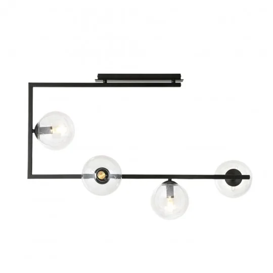 Luster Mitea M10770-4 4xE27 crni
