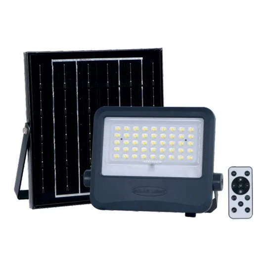 Solarni LED reflektor Mitea M452080-S6 50W 6500K sivi