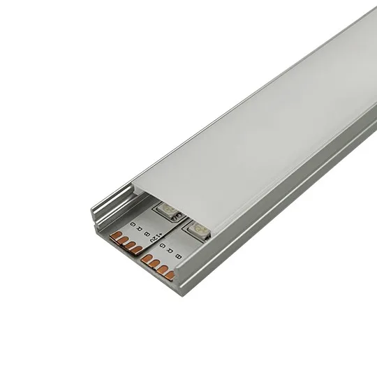 Aluminijumski profil za LED trake Mitea M3010-A 2 m sivi sa difuzorom