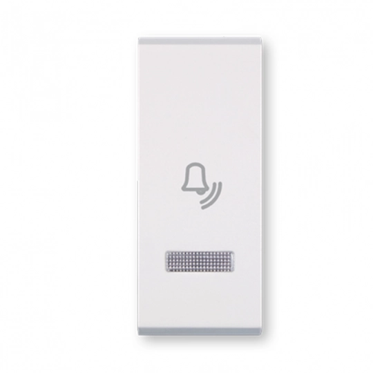 Taster zvona sa indikatorom Aling Conel MODE 1M 65422.0, beli