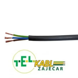 Kabl Tel PPJ 3x1.5 crni Licnasti