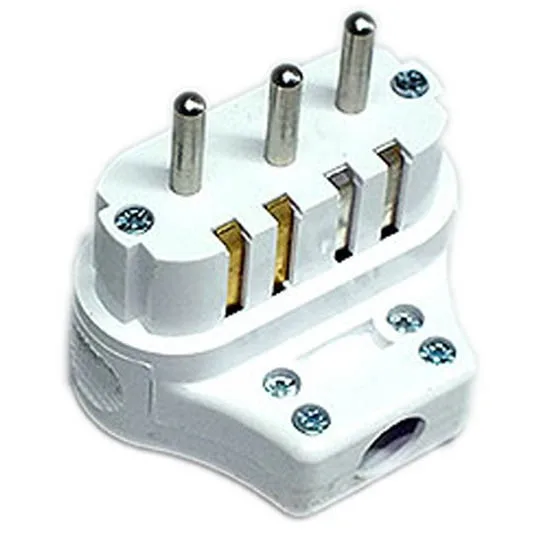 Tropolni utikač Aling L 16A 440V beli