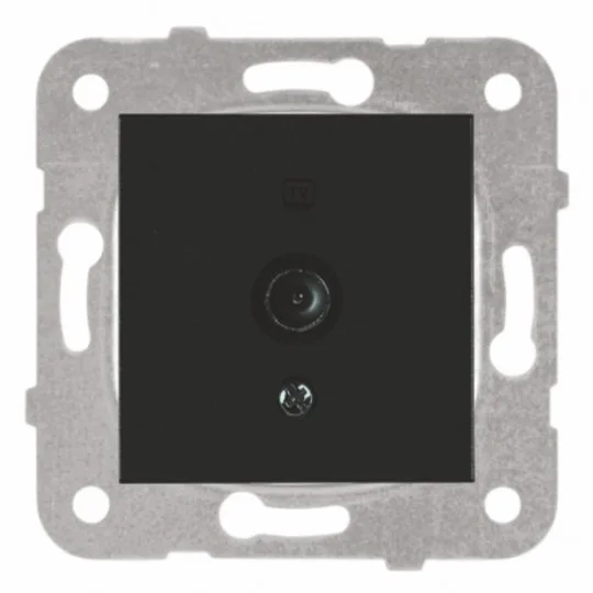 TV priključnica završna Panasonic Karre Plus WKTT0451-2BL, crna