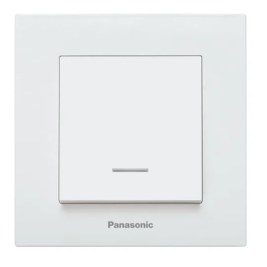 Jednopolni prekidač Panasonic Karre Plus beli sa indikatorom