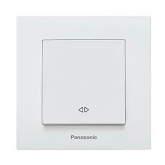 Unakrsni prekidač Panasonic Karre Plus beli