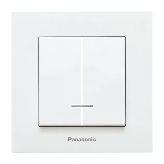 Serijski prekidač Panasonic Karre Plus beli sa indikatorom