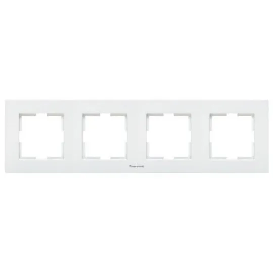 Četvorostruki horizontalni okvir Panasonic Karre Plus WKTF0804-2WH, beli