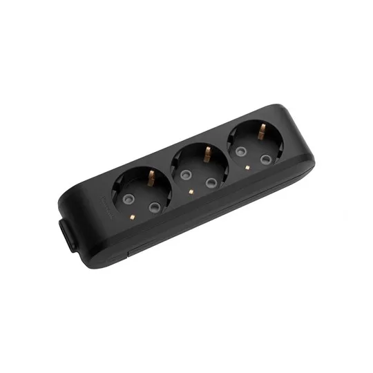 Podsklop trostruka prenosna priključnica Panasonic X-tendia 3M WLTB0430-2BL, crna