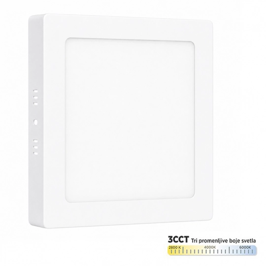 LED panel Mitea M30NK-CCT 30W 3000~6500K beli nadgradni kvadratni