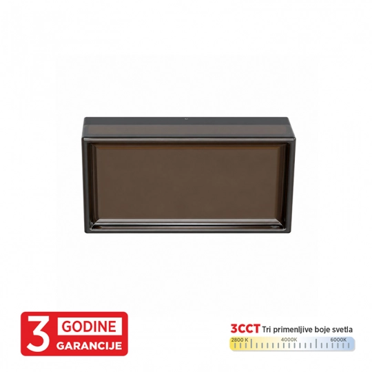 LED plafonjera Mitea M205759 18W 3CCT crna IP65
