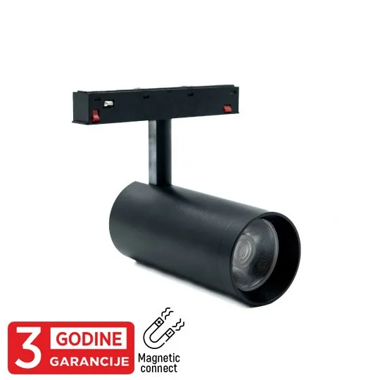 Magnetna spot LED svetiljka Mitea M204030-120 12 W 3000K 48 V 24°, crna