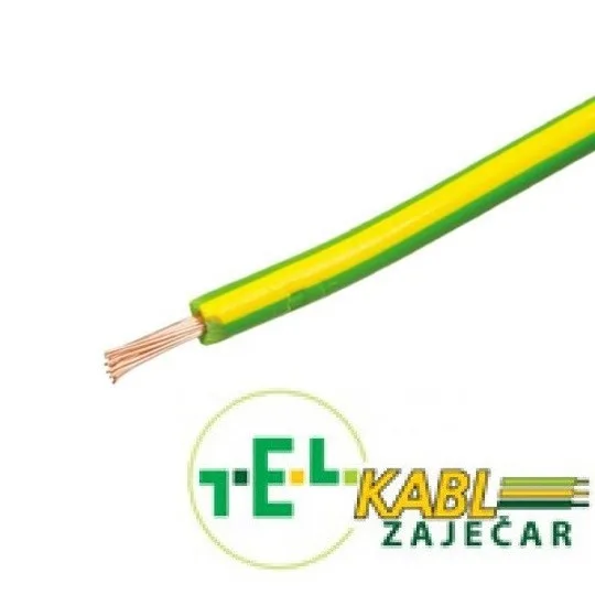 Žica PF Tel-kabl 6 mm², žuto-zelena